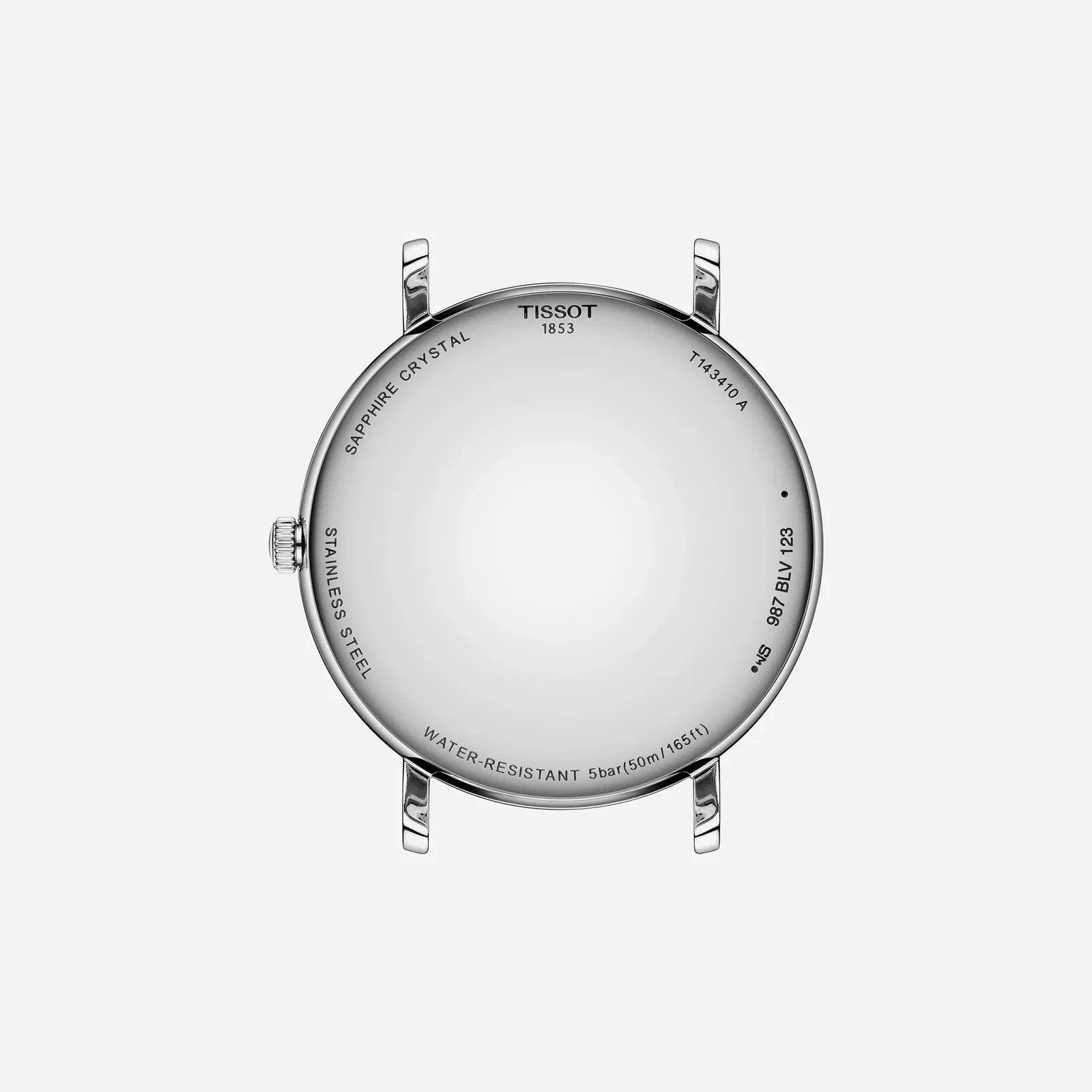 Tissot Everytime 40mm Leaf Dial Silver Stainless Steel Watch