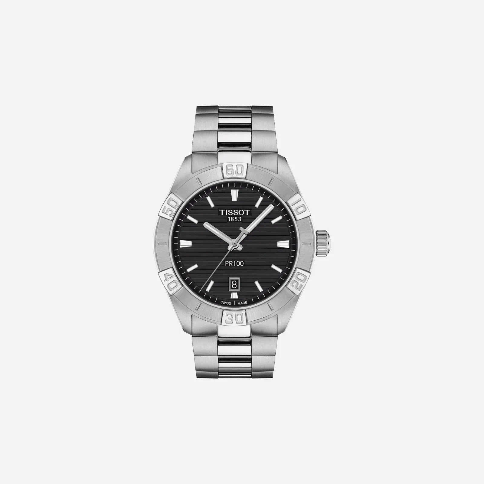 Tissot PR 100 Sport Gent Quartz Dial Silver Stainless Steel Watch