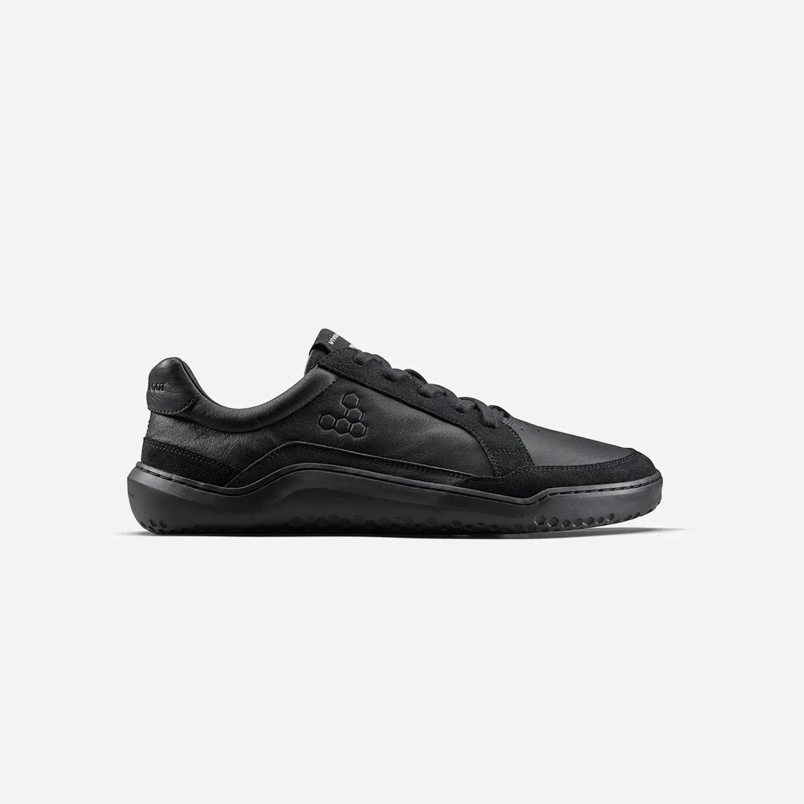 VivoBarefoot Gobi II Sneaker Premium Leather Triple Obsidian