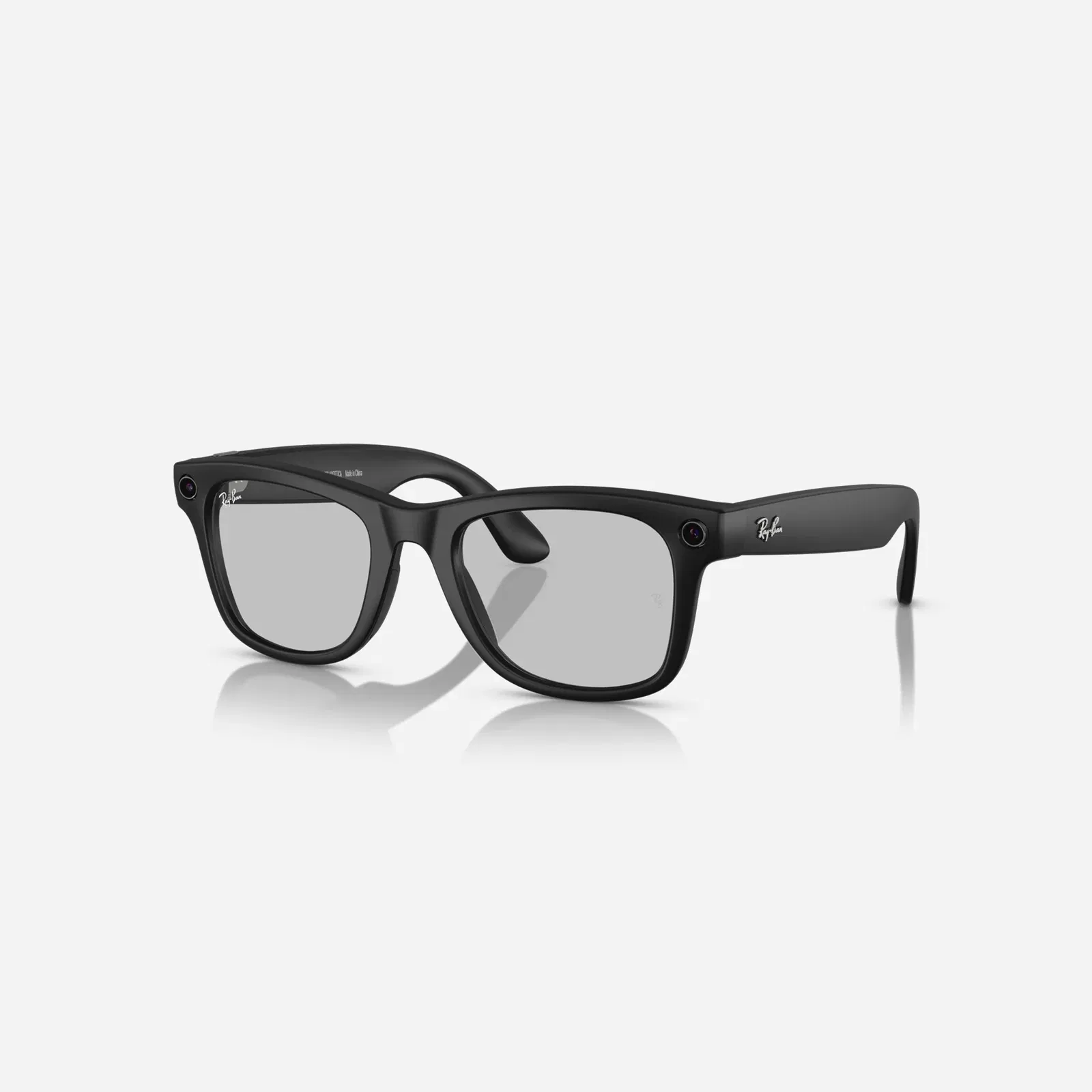 Ray-Ban Meta Wayfarer Matte Black Graphite Clear-Graphite Green Transition Lens Gen 1