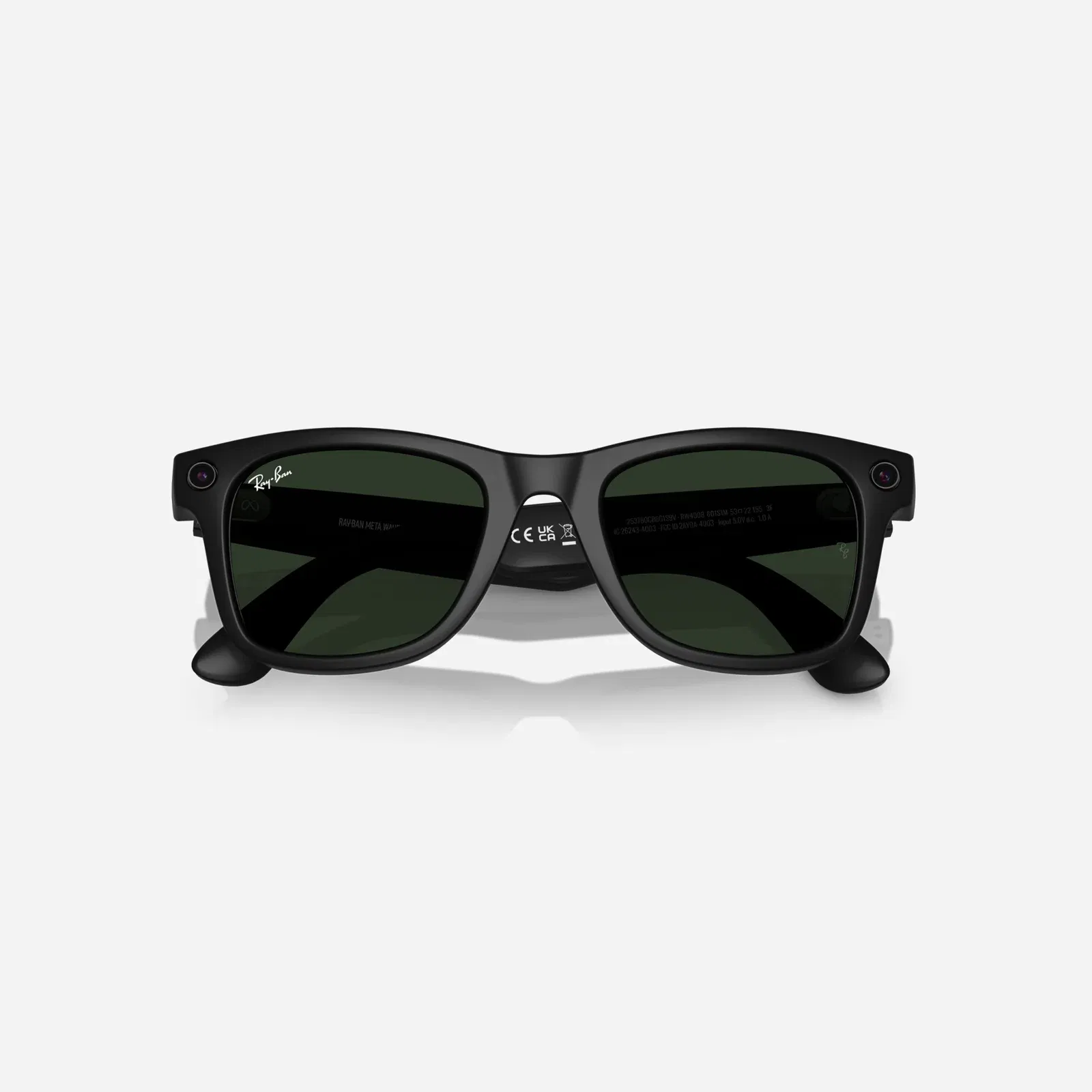 Ray-Ban Meta Wayfarer Matte Black Graphite Clear-Graphite Green Transition Lens Gen 1