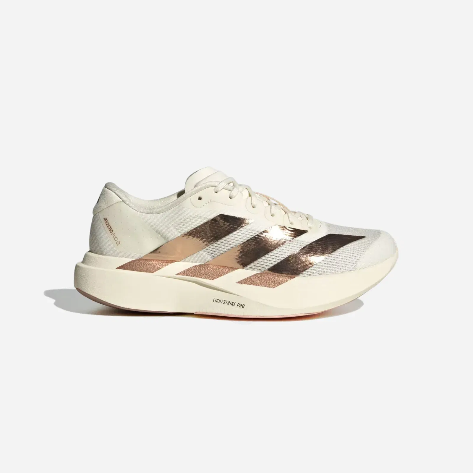 Adidas Adidas Adizero Evo SL 'Metallic Stripes Off White Copper'