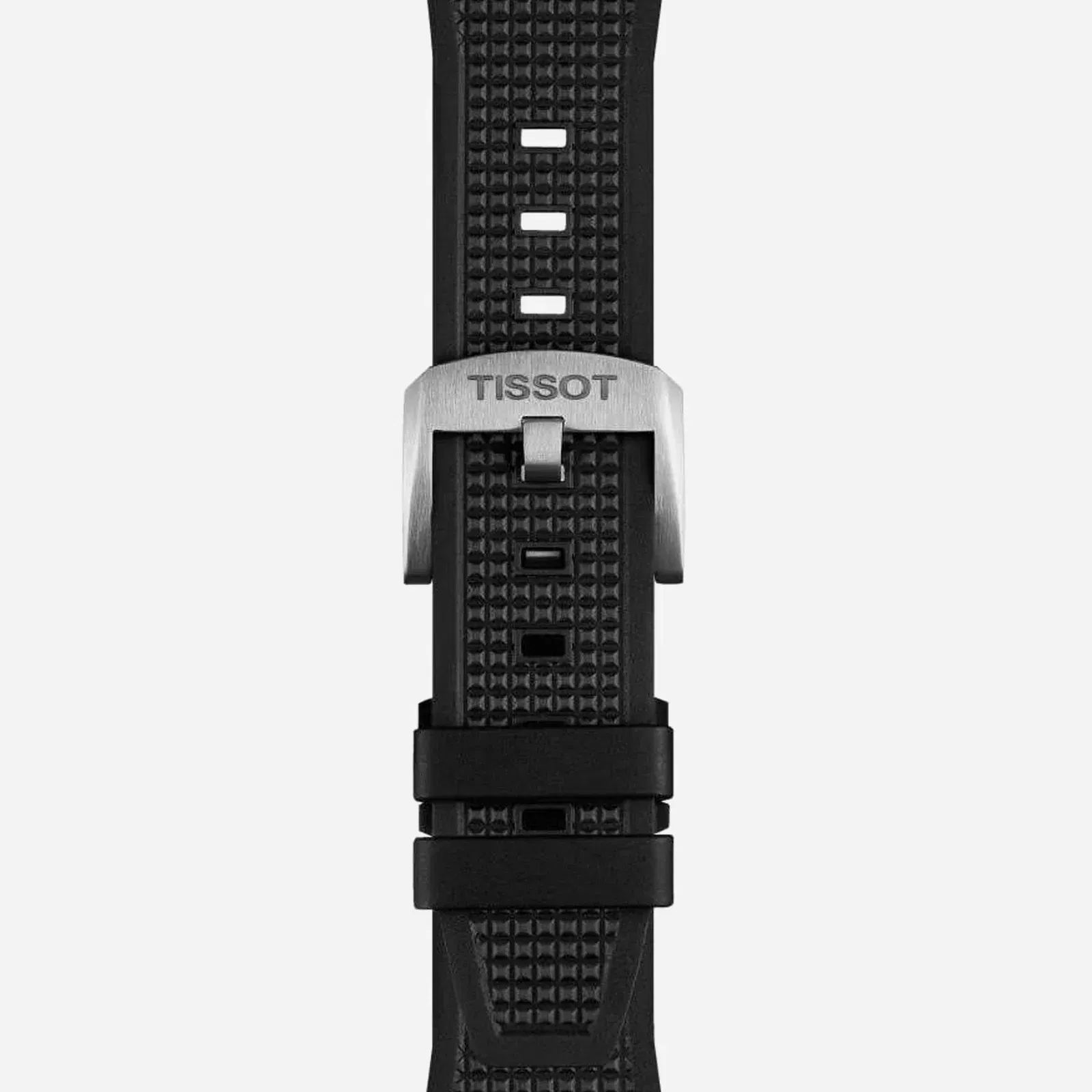 Tissot PRX Blue Dial Black Rubber Strap Watch