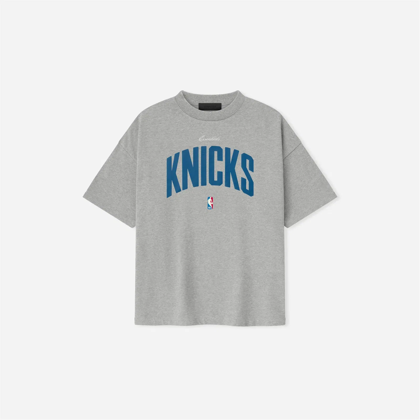 Fear Of God Essentials Knicks 90s T-Shirt Concrete Heather