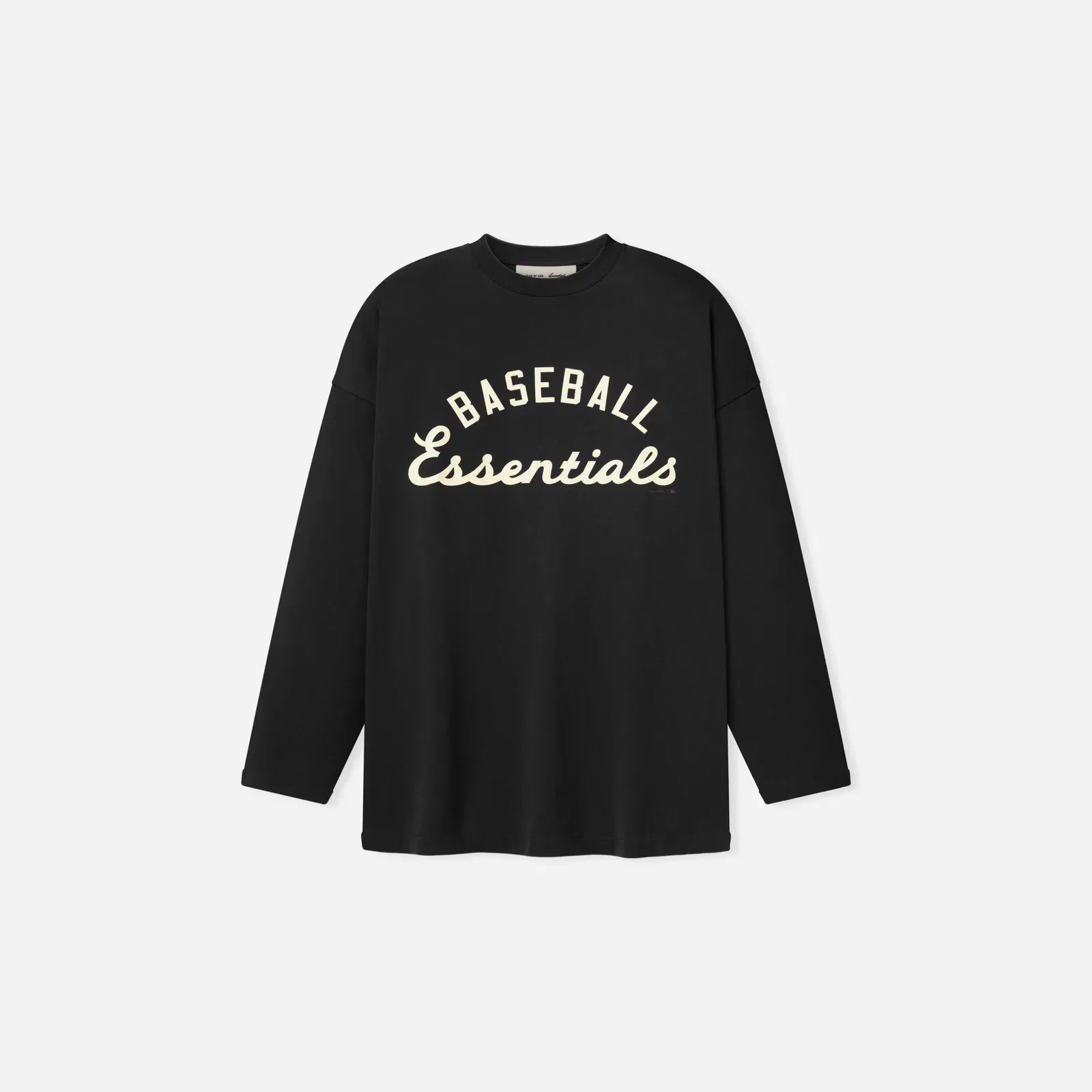 Fear Of God Essentials MLB Boxy Long Sleeve T-Shirt Black