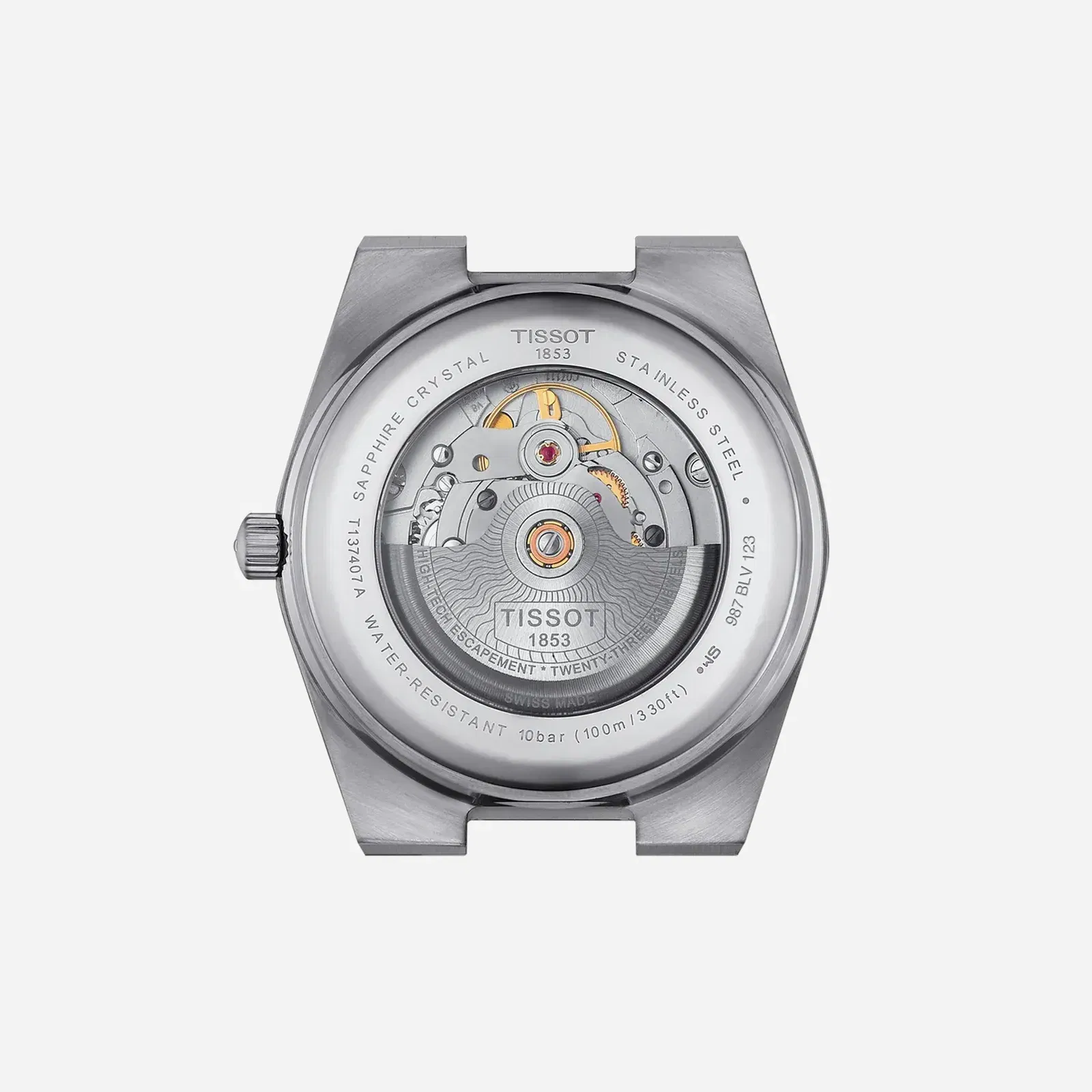 Tissot PRX Powermatic 80 Blue Dial Silver Stainless Steel Strap Watch