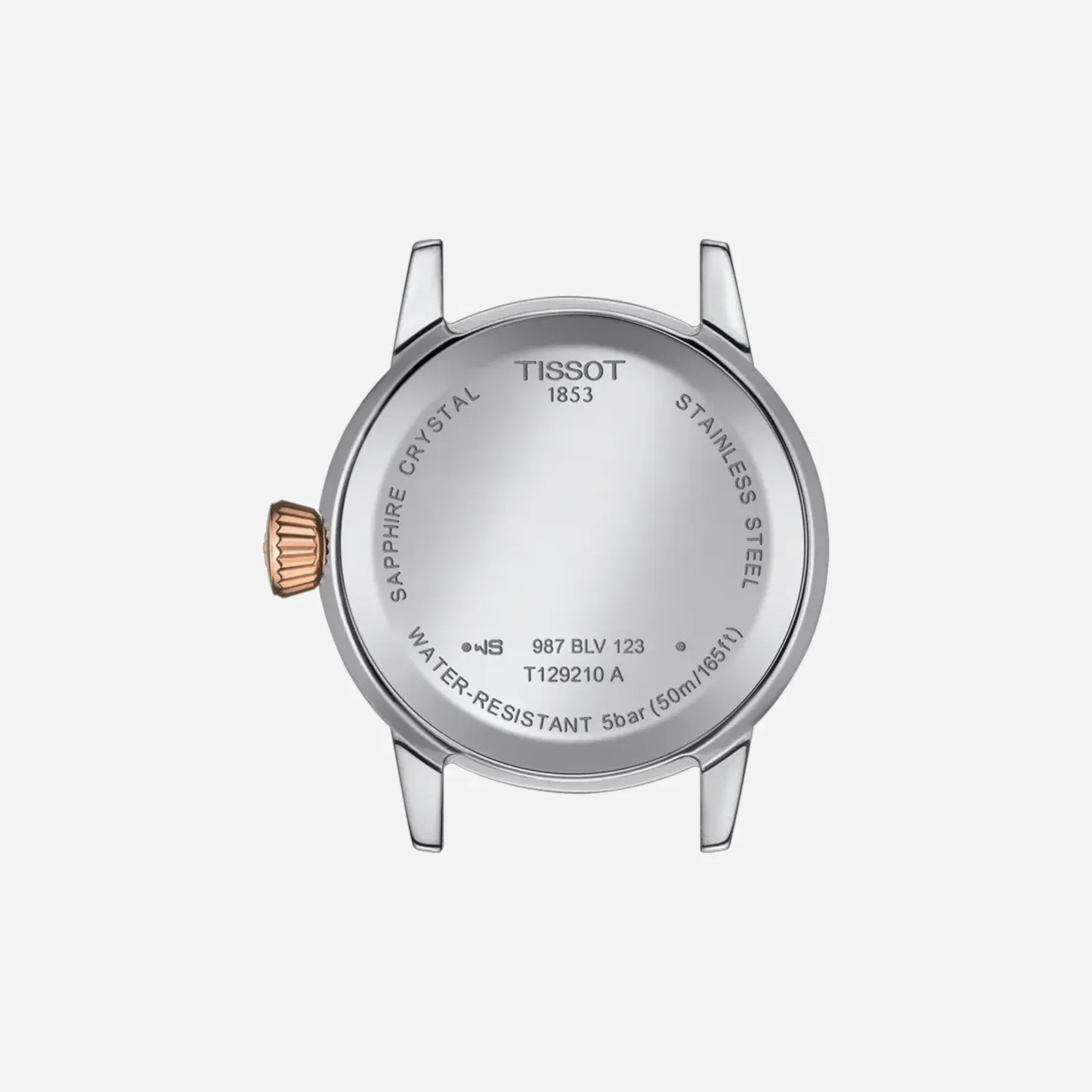Tissot Classic Dream Lady Dauphine Dial Silver & Rose Gold PVD Watch