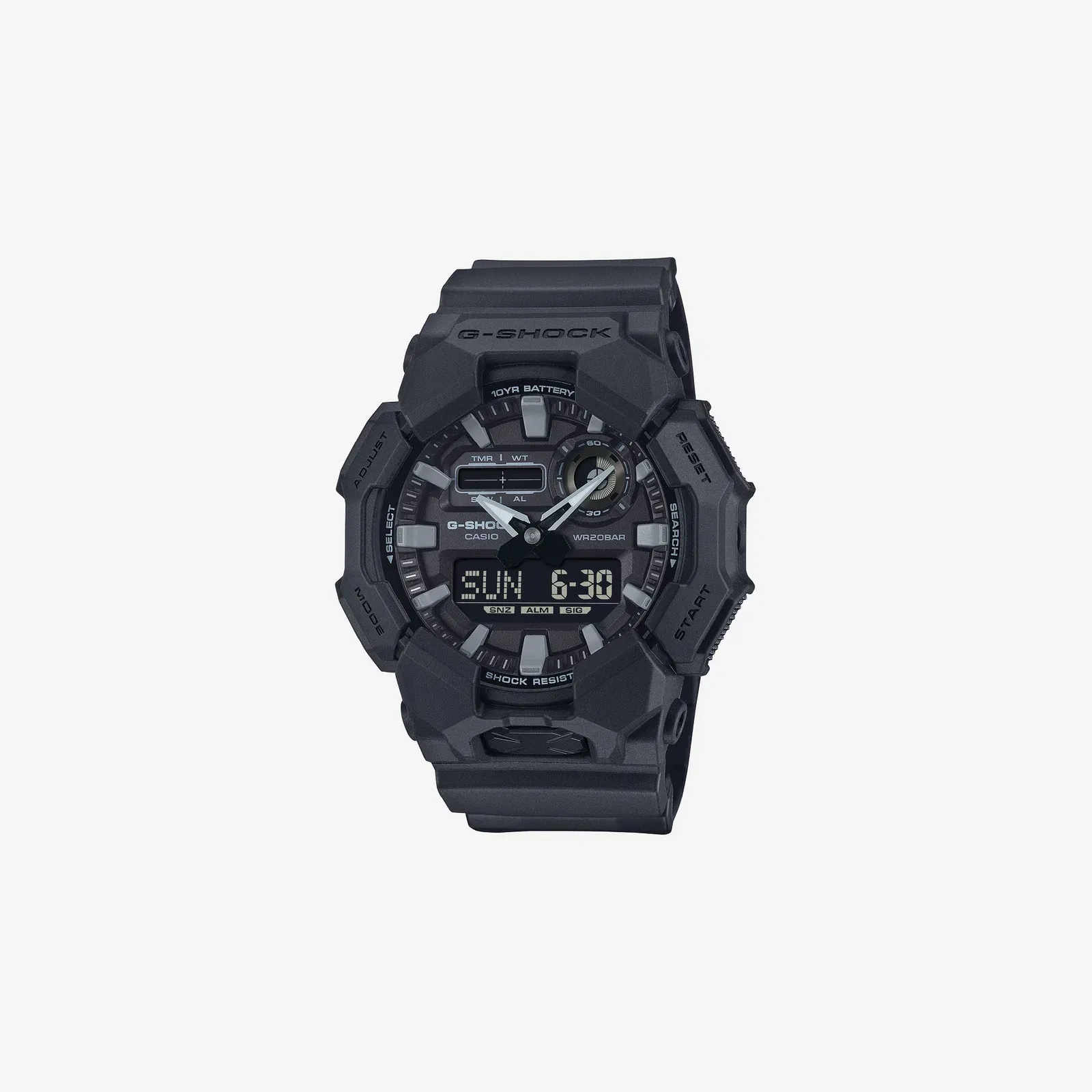 Casio G-Shock GA-010-1A1DR Quartz Black Dial Analog-Digital Resin Watch