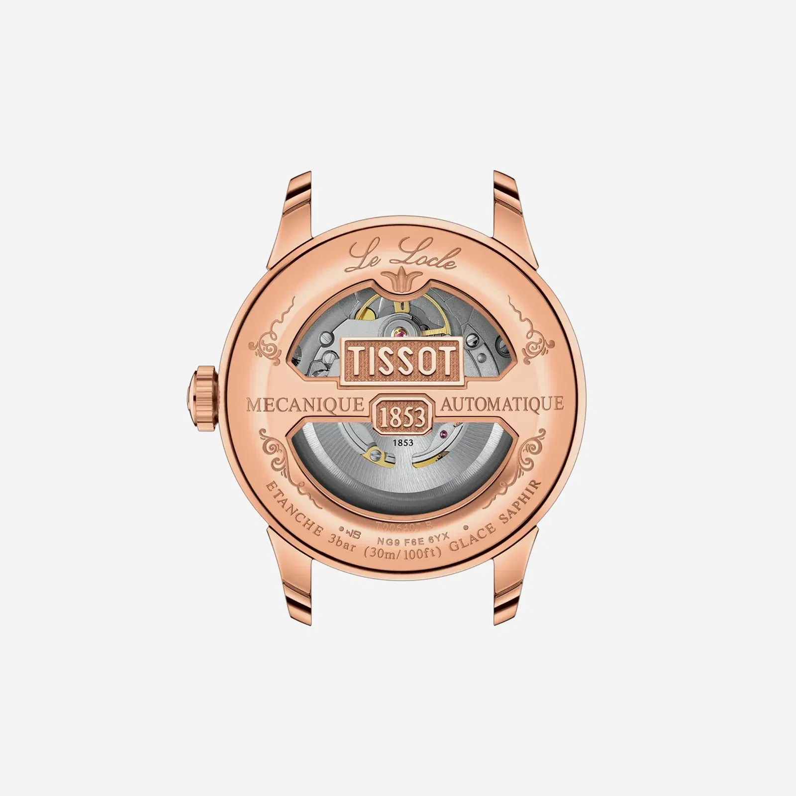Tissot Le Locle Powermatic 80 Automatic Dial Brown Leather Strap Watch