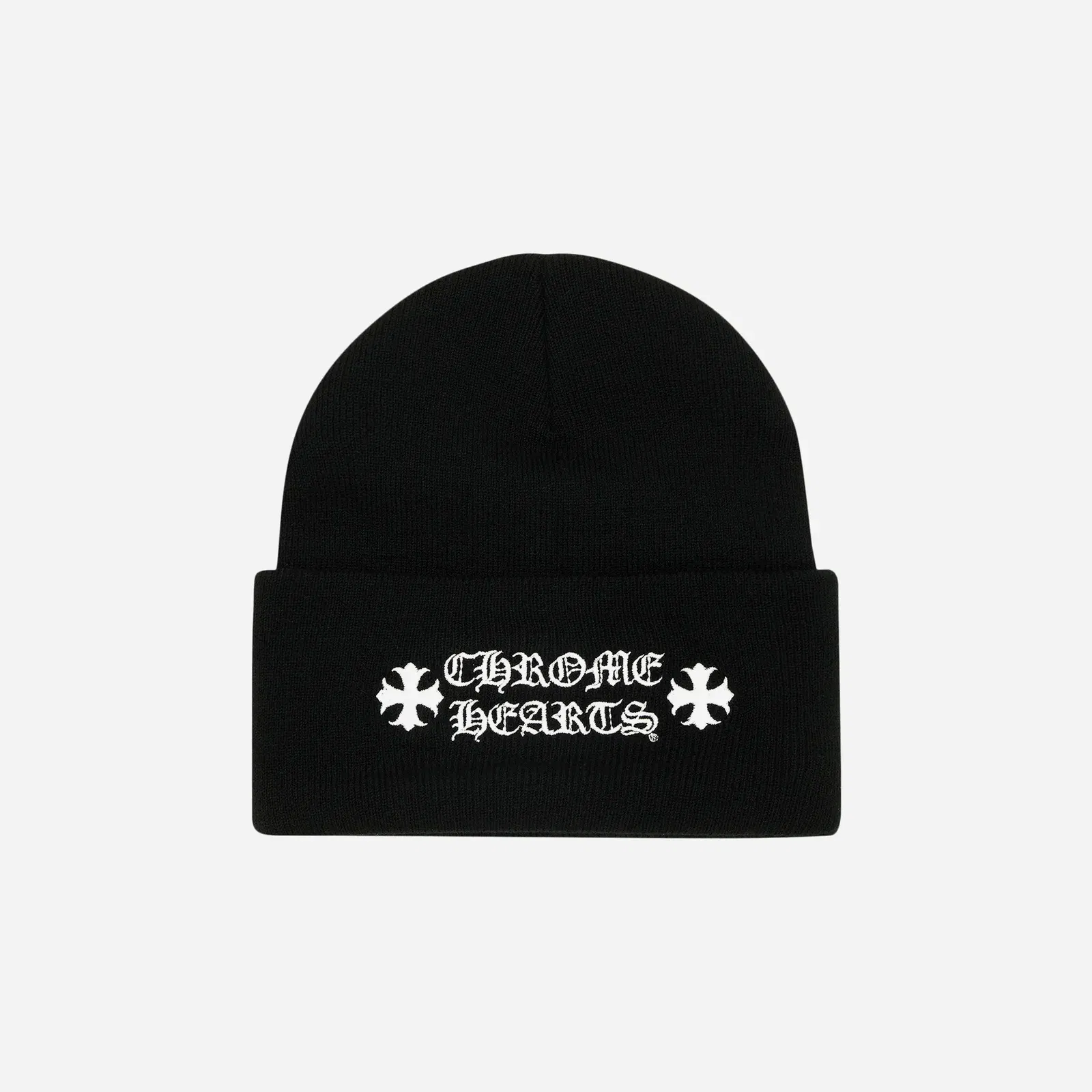 Chrome Hearts Logo Beanie Black