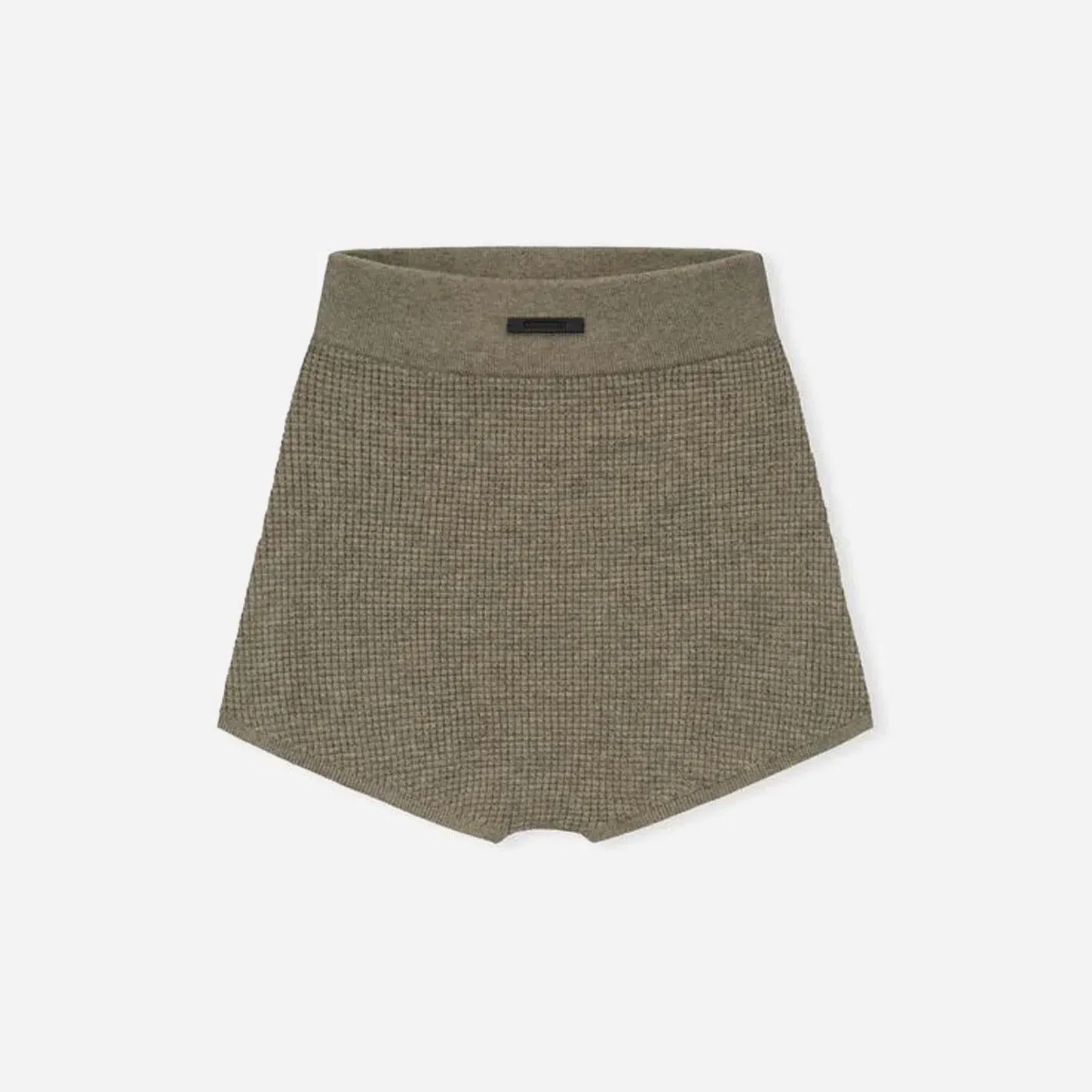 Fear Of God Essentials Womens Waffle Boy Short Homestead Heather