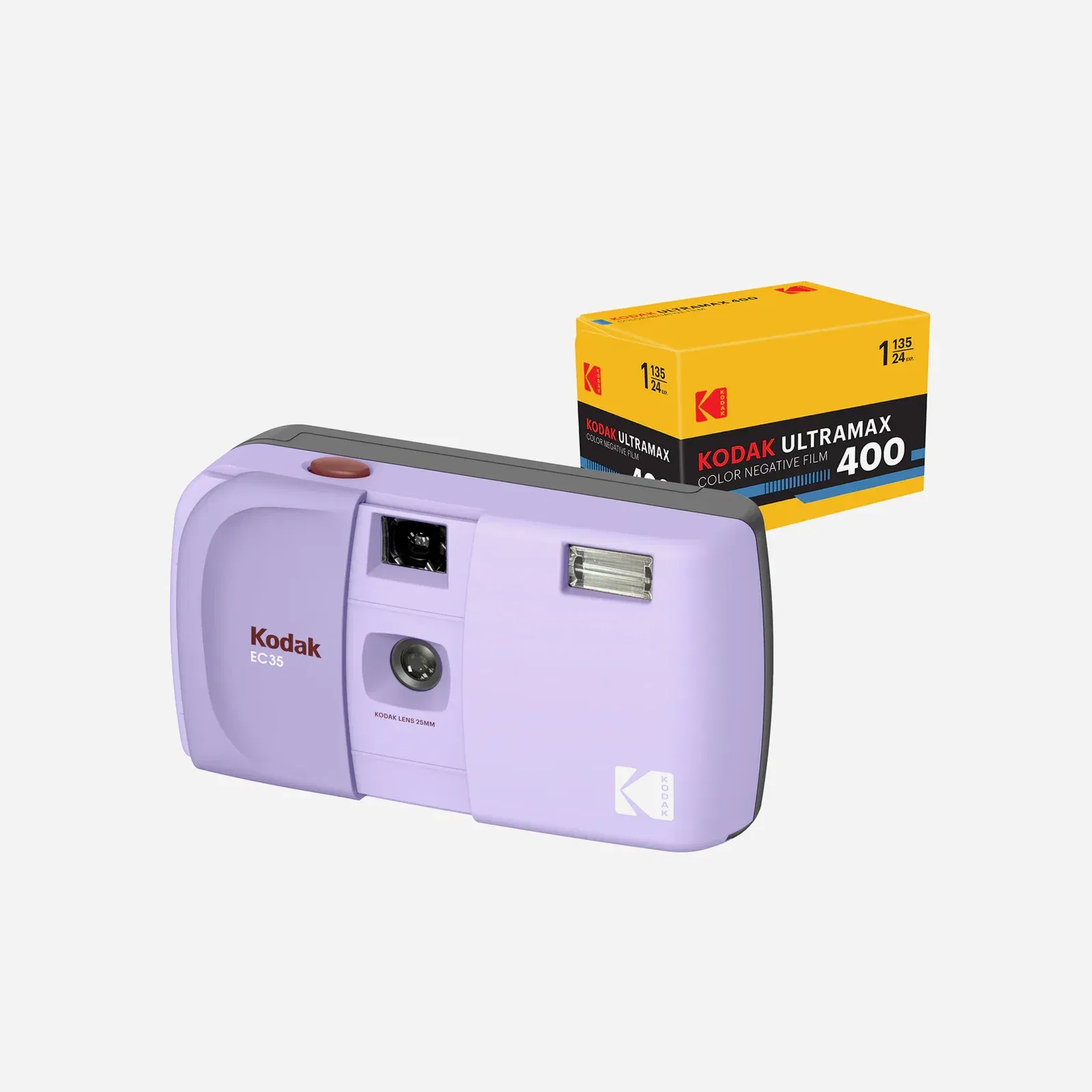 Kodak EC35 35mm Film Camera Lavender