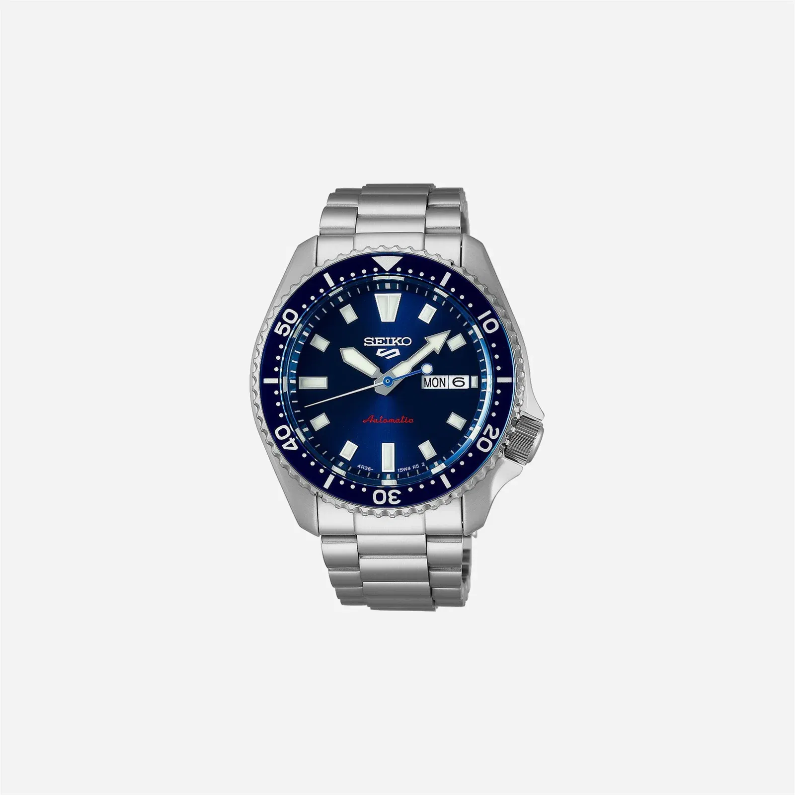 Seiko 5 Sports SKX Redux in Koniro Blue Blue Dial Stainless Steel Watch - SRPL83K1