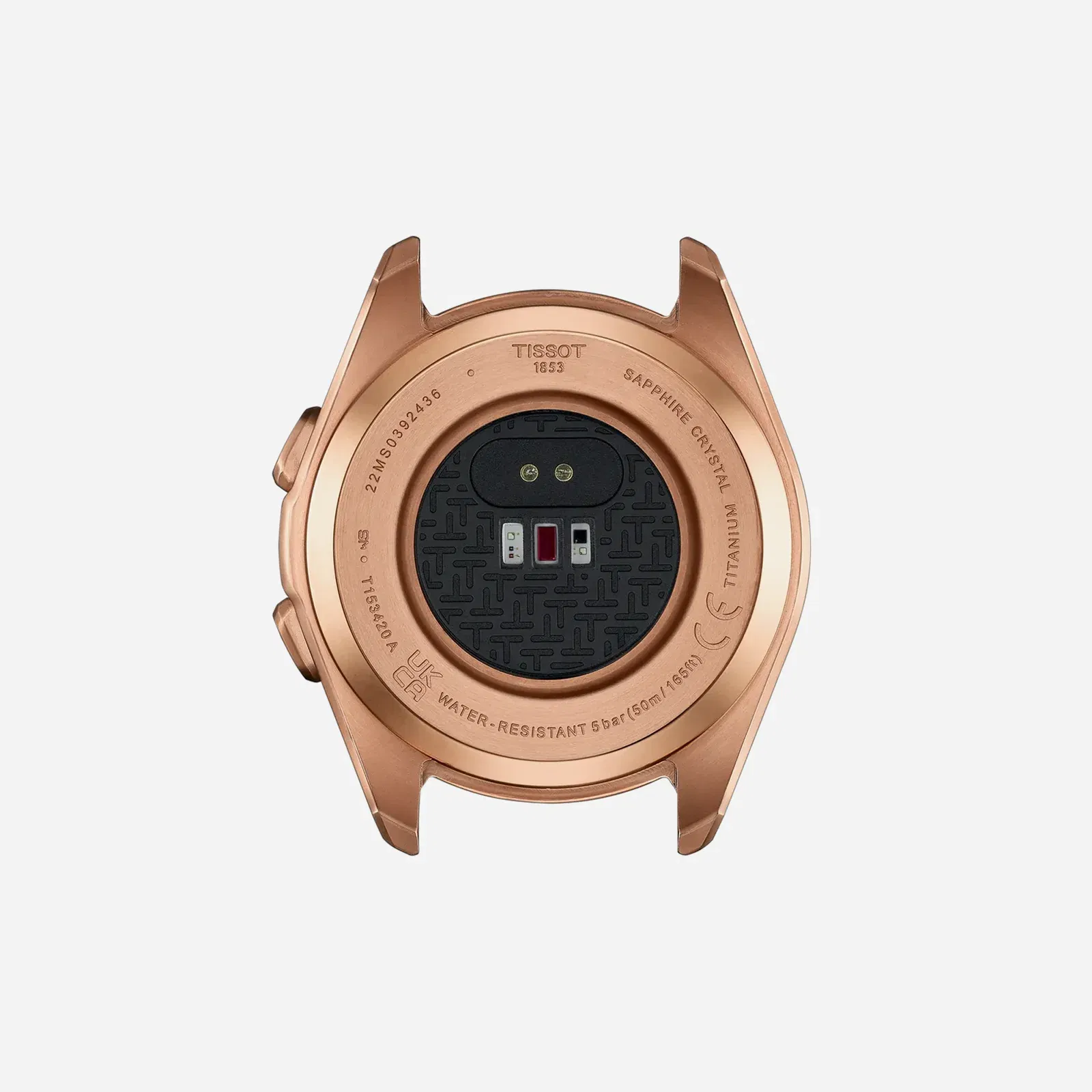 Tissot T-Touch Connect Sport Black Dial Beige Silicone Strap Watch