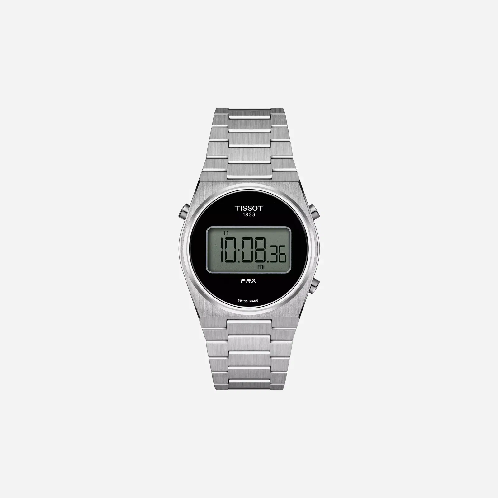 Tissot PRX Digital 35mm Quartz Dial Silver Stainless Steel Watch