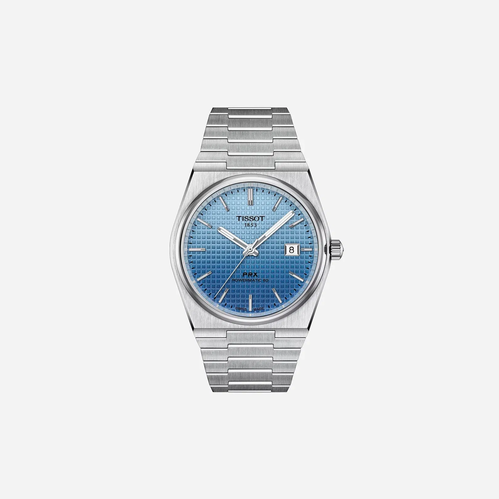 Tissot PRX Powermatic 80 40mm Blue Dial Silver Stainless Steel Watch