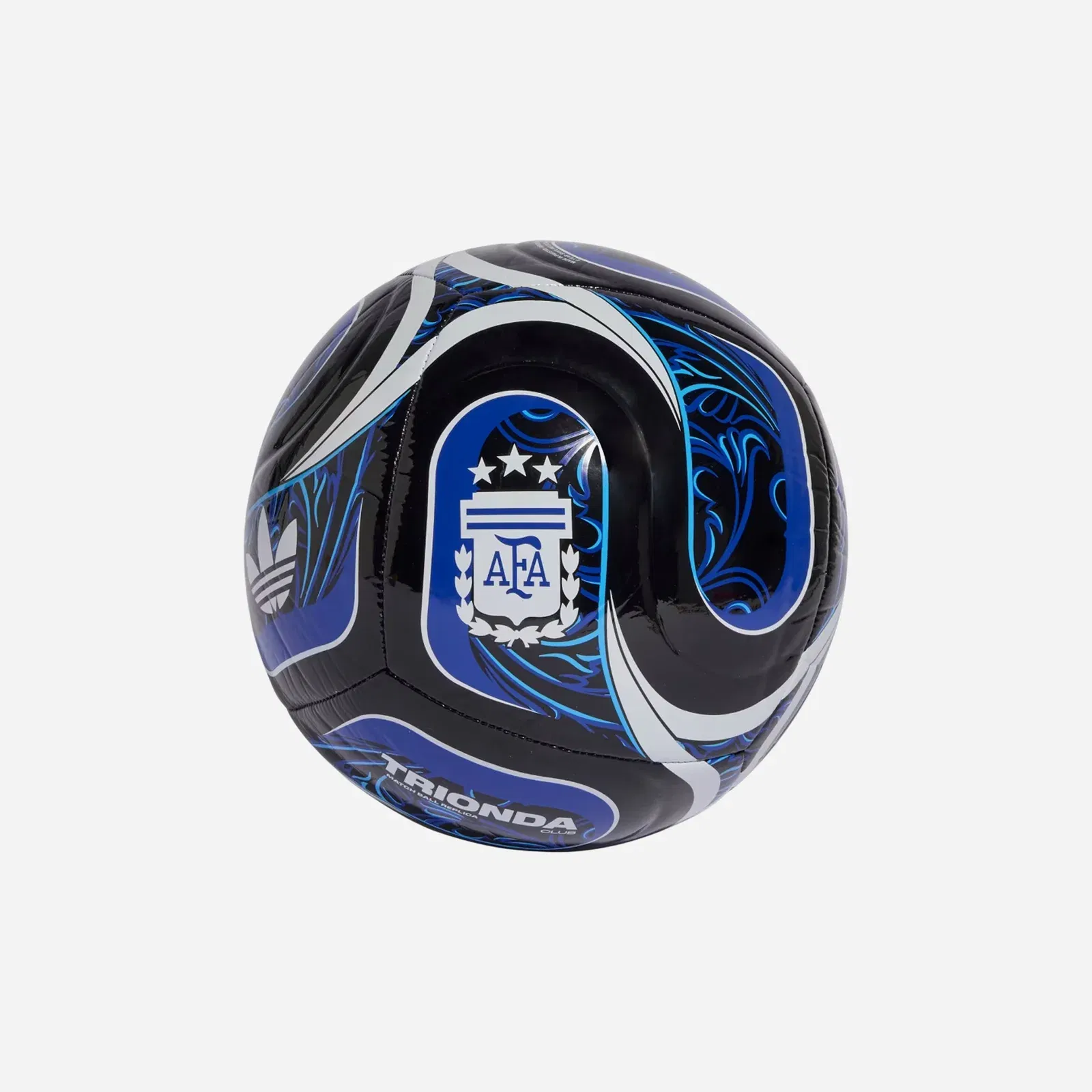 Adidas Trionda Argentina Away Club Ball Black / White / Lucid Blue