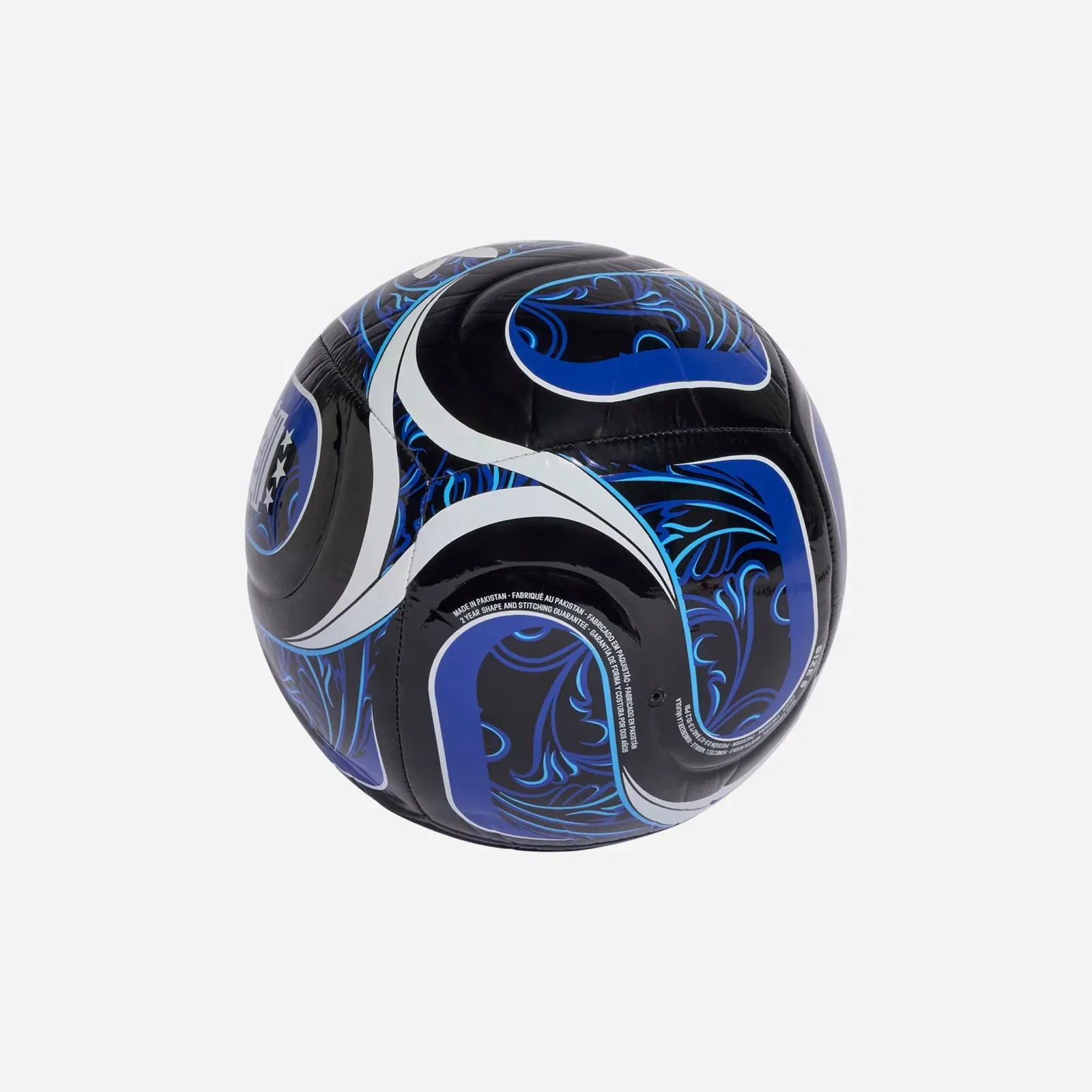Adidas Trionda Argentina Away Club Ball Black / White / Lucid Blue
