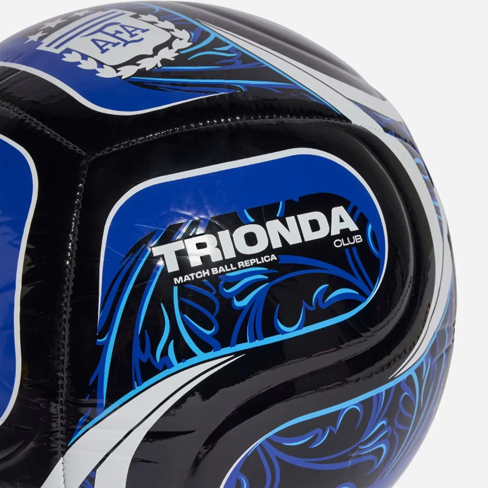 Adidas Trionda Argentina Away Club Ball Black / White / Lucid Blue
