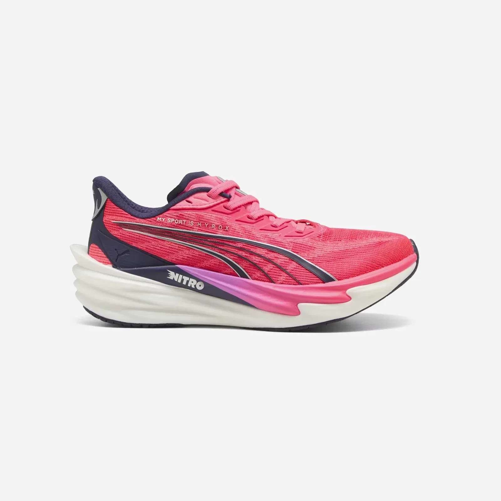 Puma Deviate NITRO 4 HYROX WMNS Running Shoes Pure Pink White