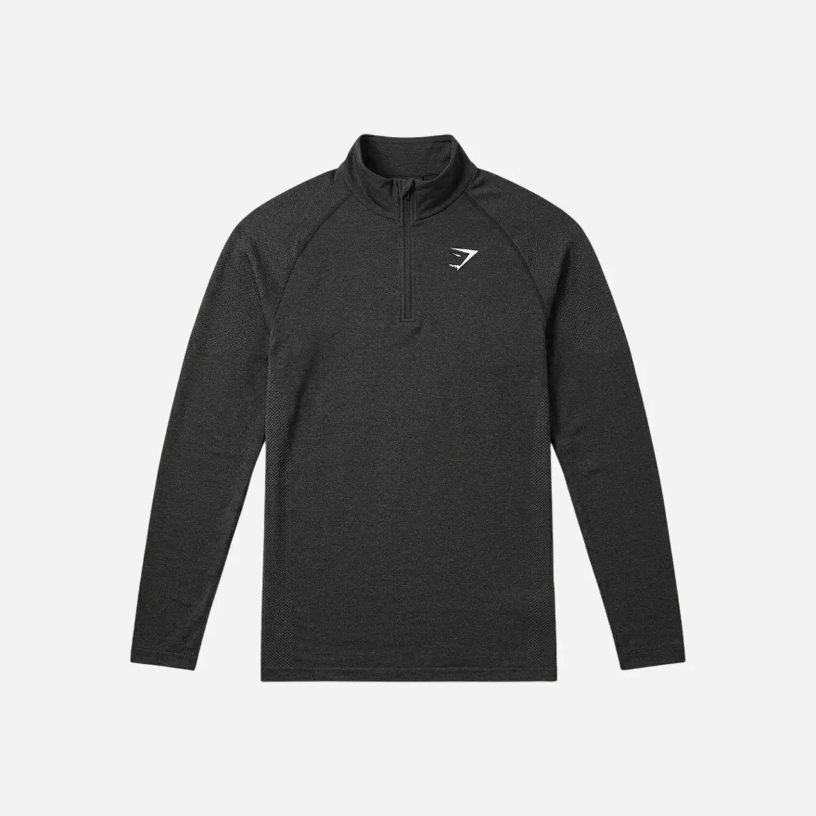 Gymshark Vital 1/4 Zip Black/Silhouette Grey Slim Fit