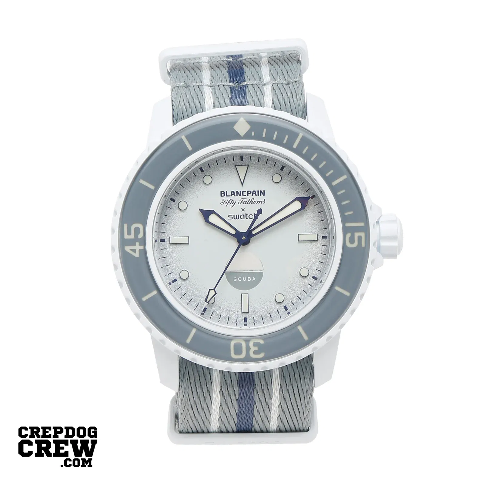 SWATCH X BLANCPAIN BIOCERAMIC SCUBA FIFTY FATHOMS ANTARCTIC OCEAN