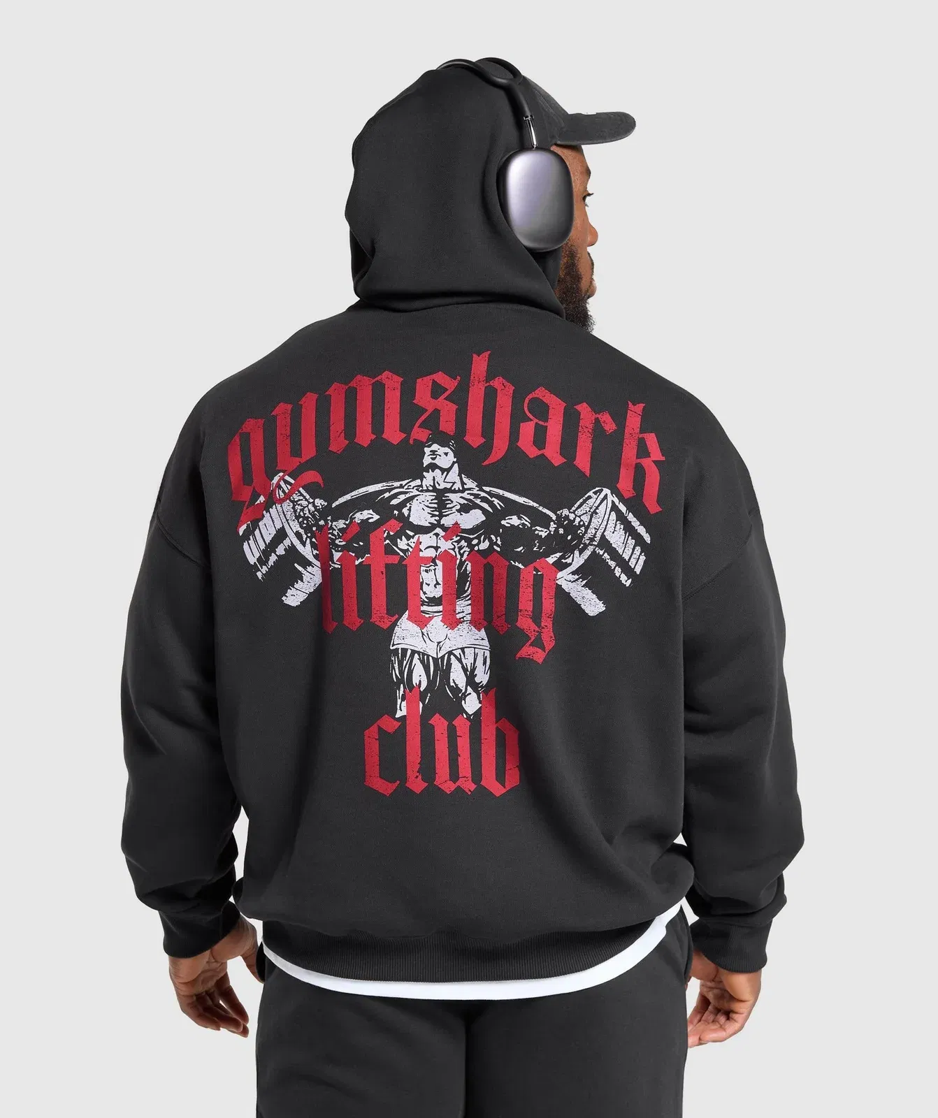 Lifting Club Hoodie oversized fit Black