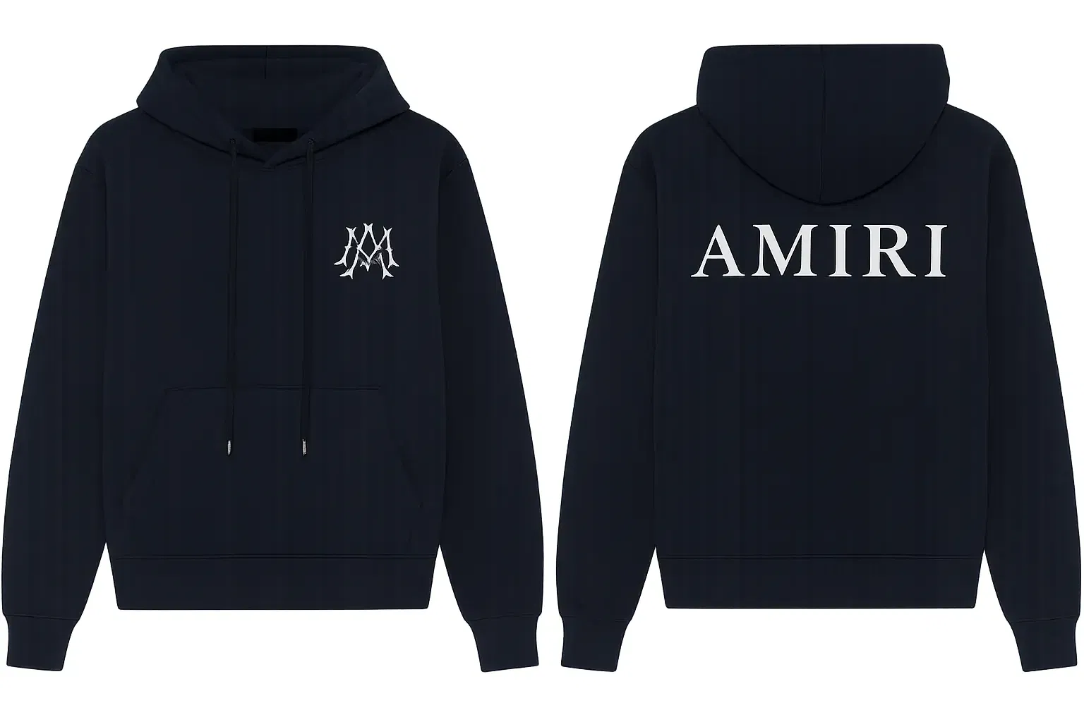 AMIRI MA Core Logo Hoodie blue