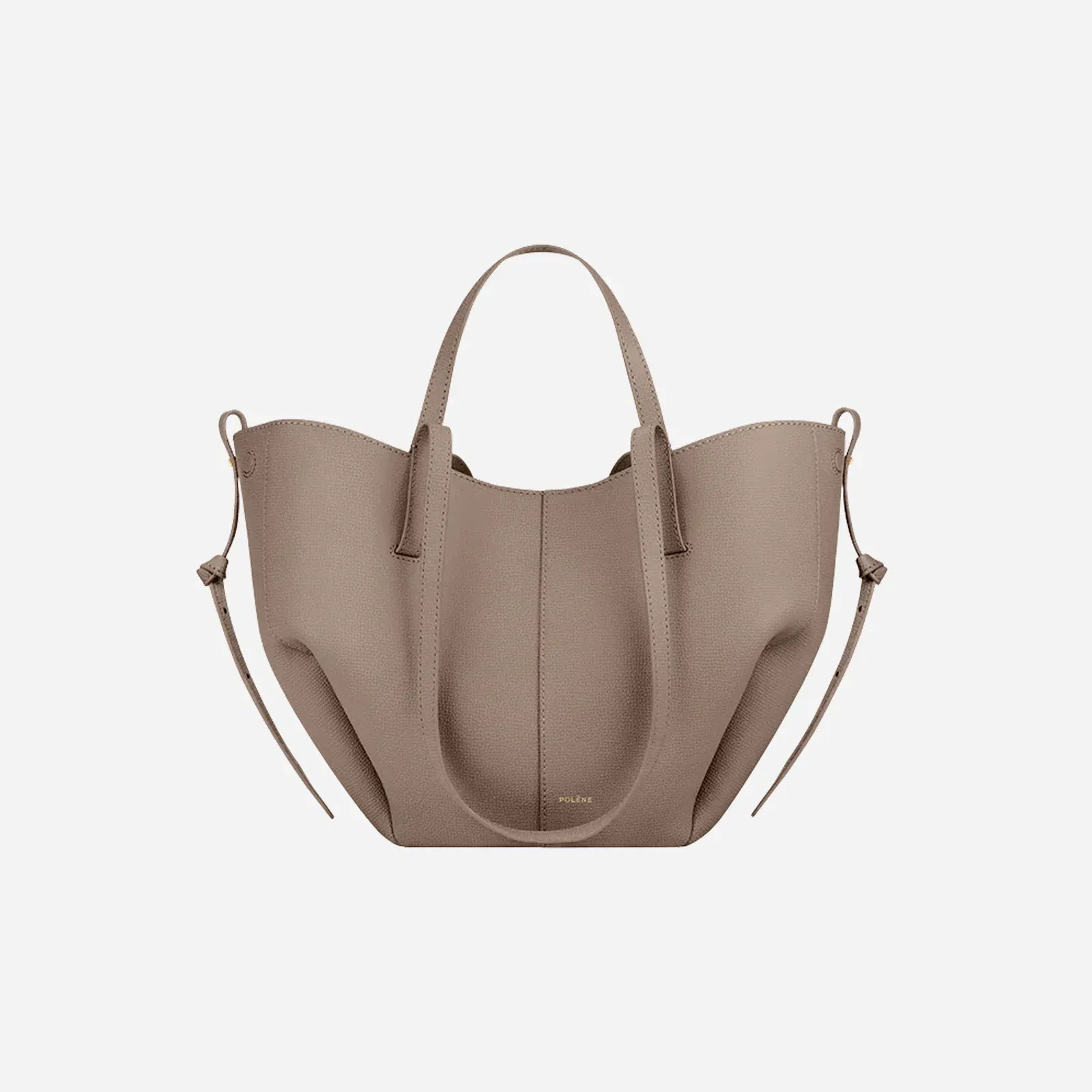 Polene Cyme Mini Textured Taupe