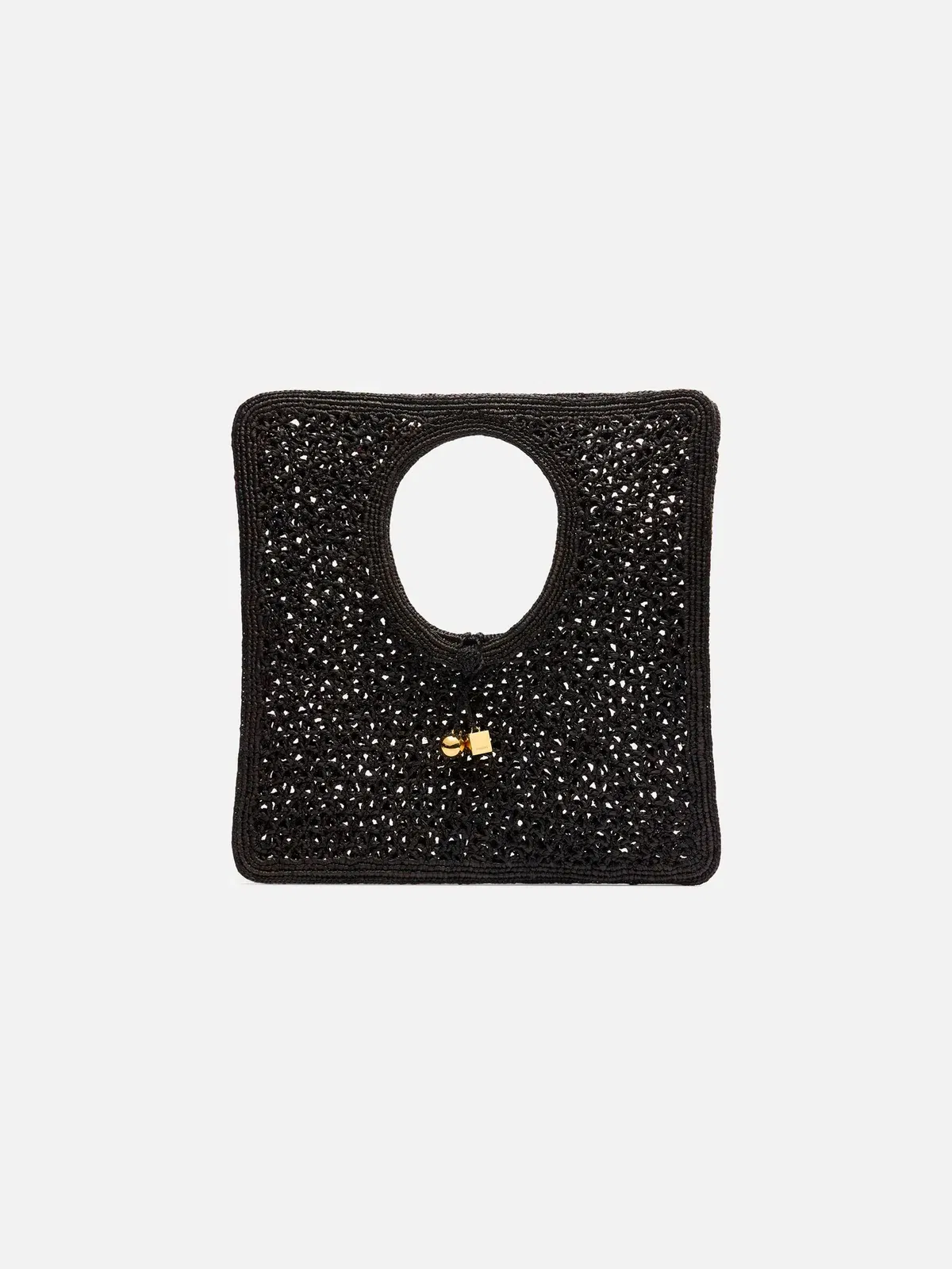 Jacquemus Le Carre Spiaggia Handbag Black