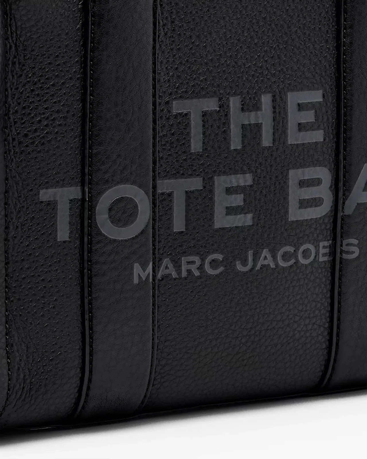 Marc Jacobs Marc Jacobs The Leather Small Tote Bag Black Black