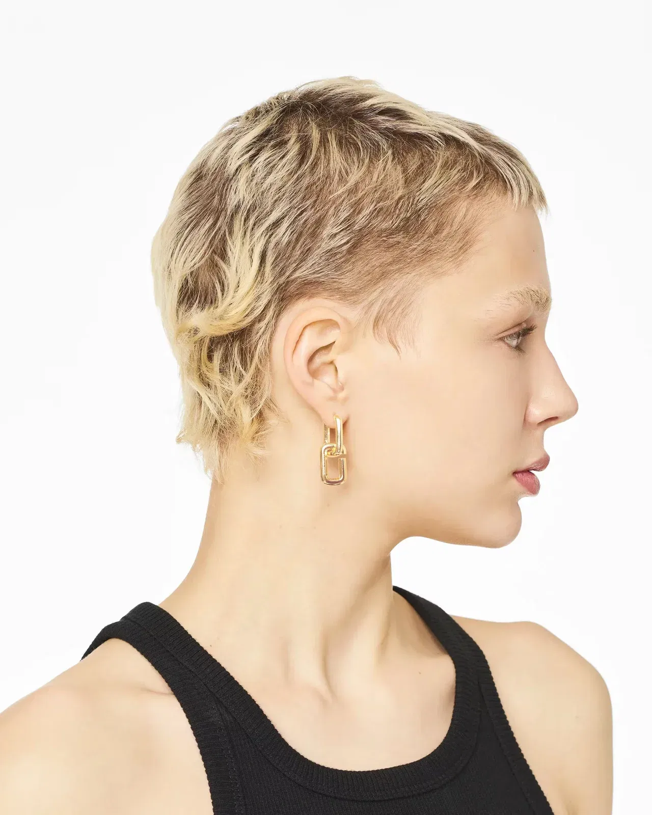 Marc Jacobs Marc Jacobs The J Marc Chain Link Earrings Gold Gold