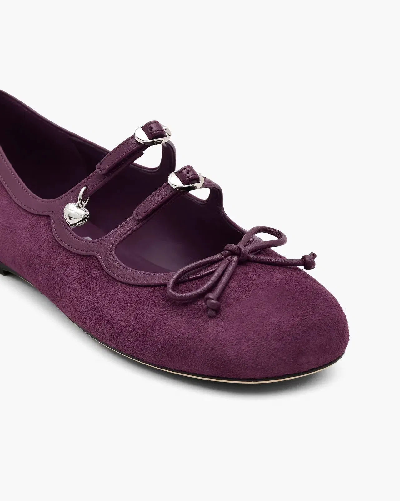 Marc Jacobs Marc Jacobs The Suede Kiki Ballerina Dark Plum Dark Plum