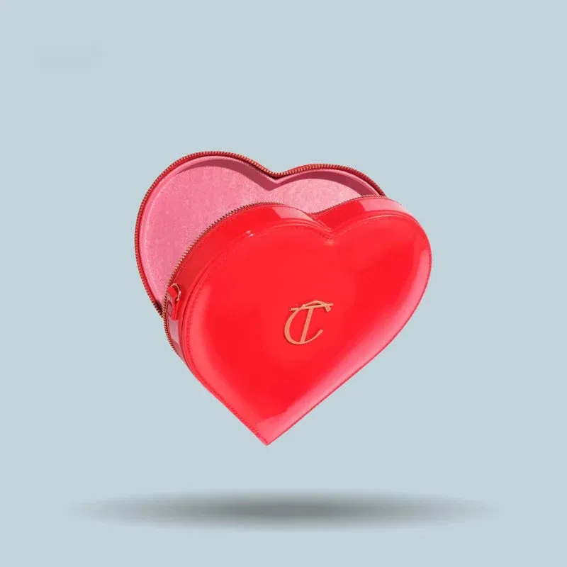 Charlotte Tilbury Heart Woven Make-Up Bag