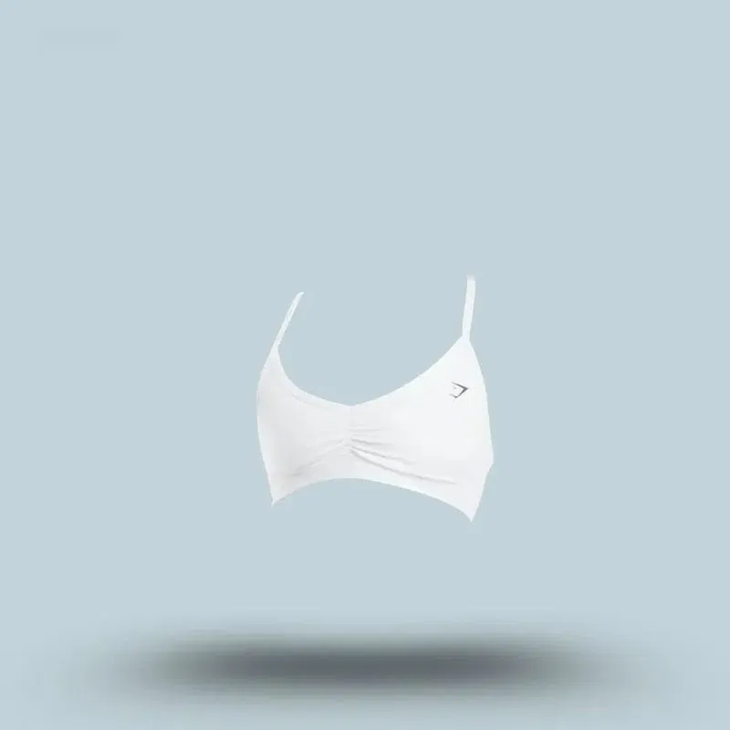 GYMSHARK RUCHED STRAPPY SPORTS BRA Light Support