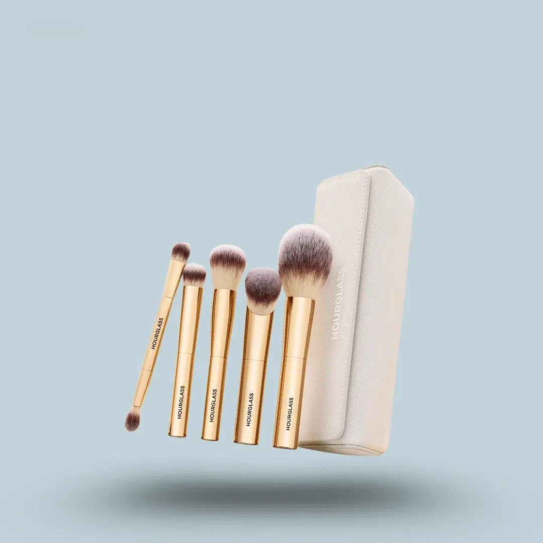 Hourglass Face & Eye Travel Brush Set