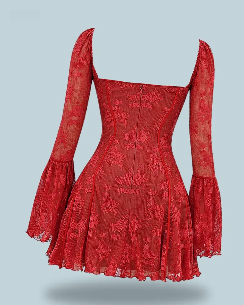 HOUSE OF CB Analissa Lace Corset Dress