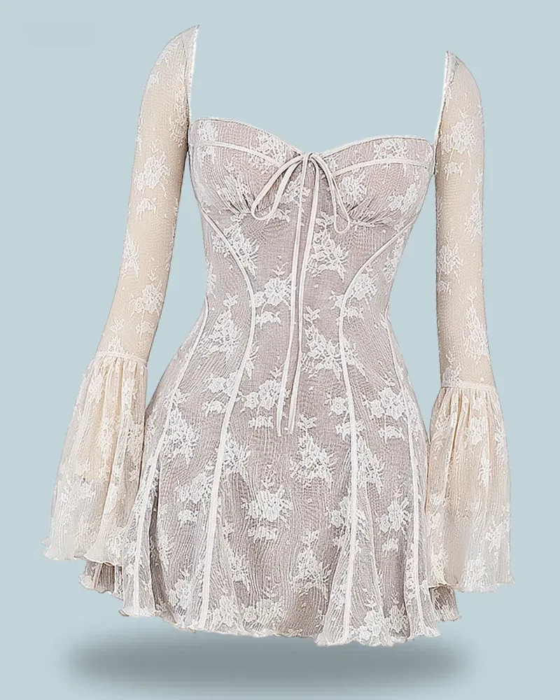 HOUSE OF CB Analissa Lace Corset Dress