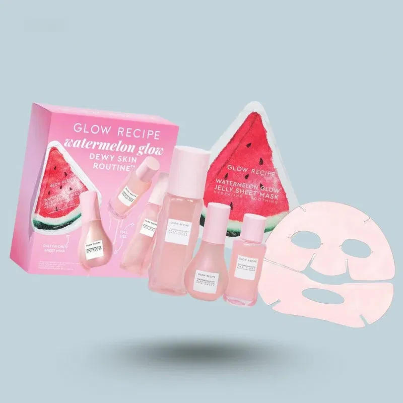 GLOW RECIPE Watermelon Glow Dewy Skin Routine Set