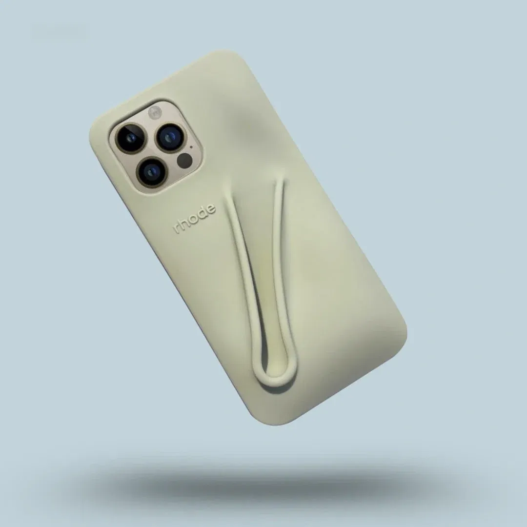 Rhode Lip Phone Case - Grey (iPhone 14 Pro Max)