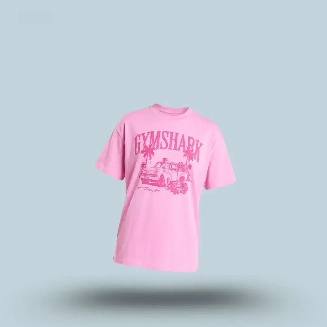 Gymshark Pick Up Truck Graphic Short Sleeve T-Shirt