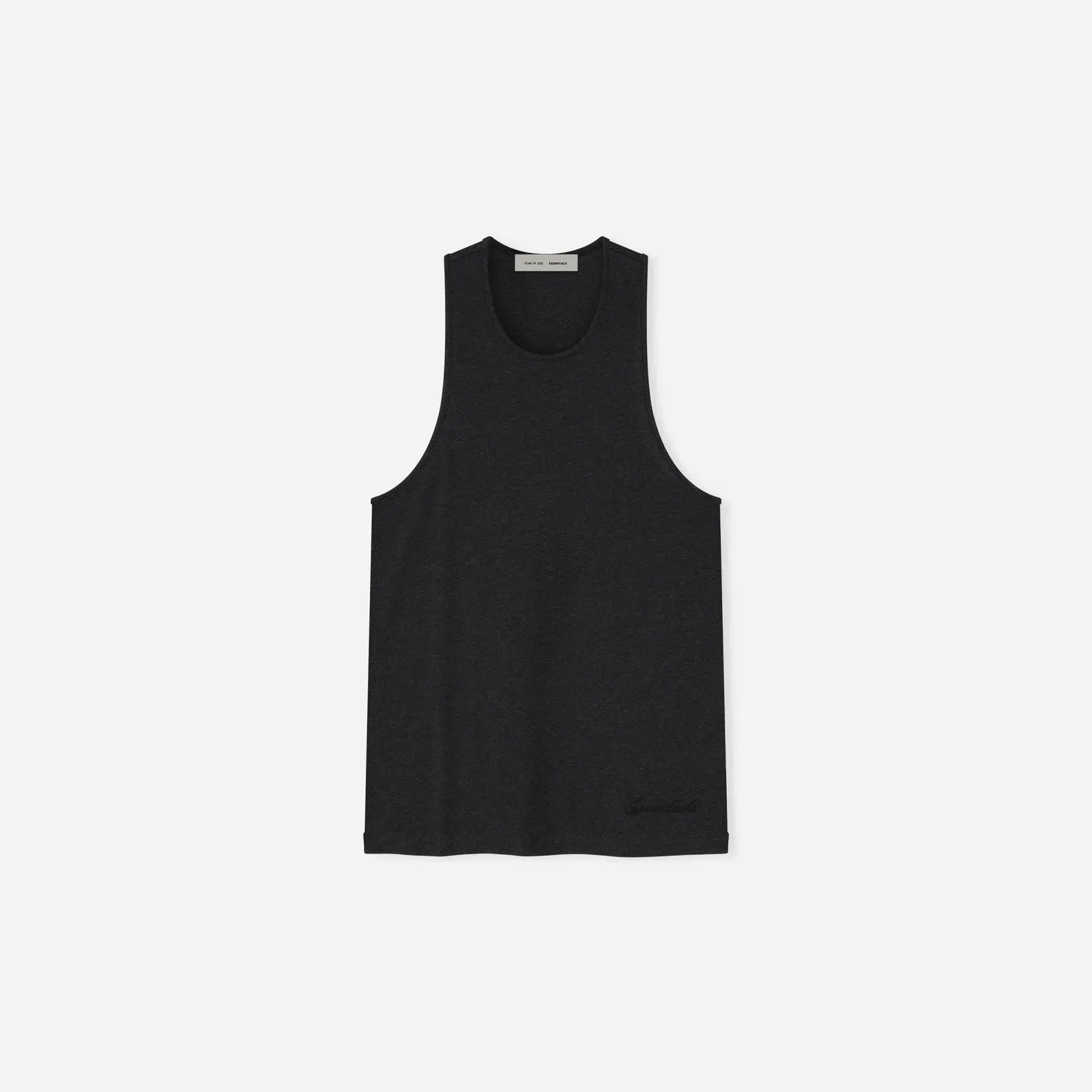 Fear of God Essentials Embroidered Essential Tank Vintage Black