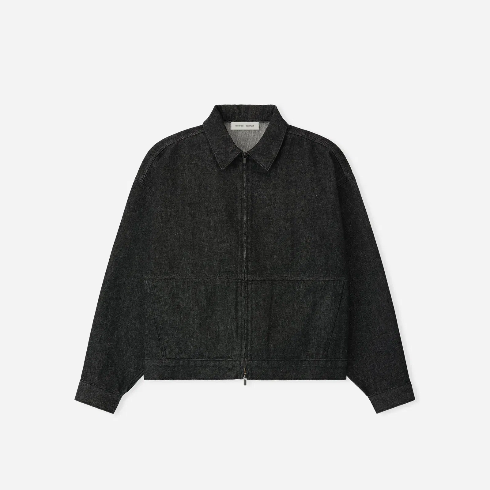 Fear of God Essentials Denim Work Jacket Vintage Black