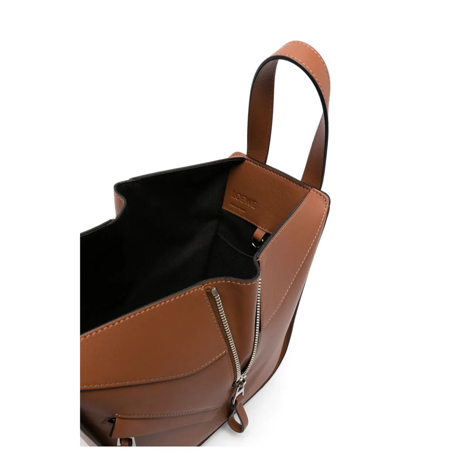 Hammock Calfskin Shoulder Bag - Brown