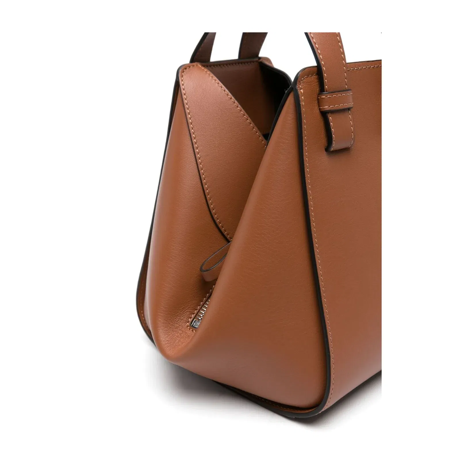 Hammock Calfskin Shoulder Bag - Brown