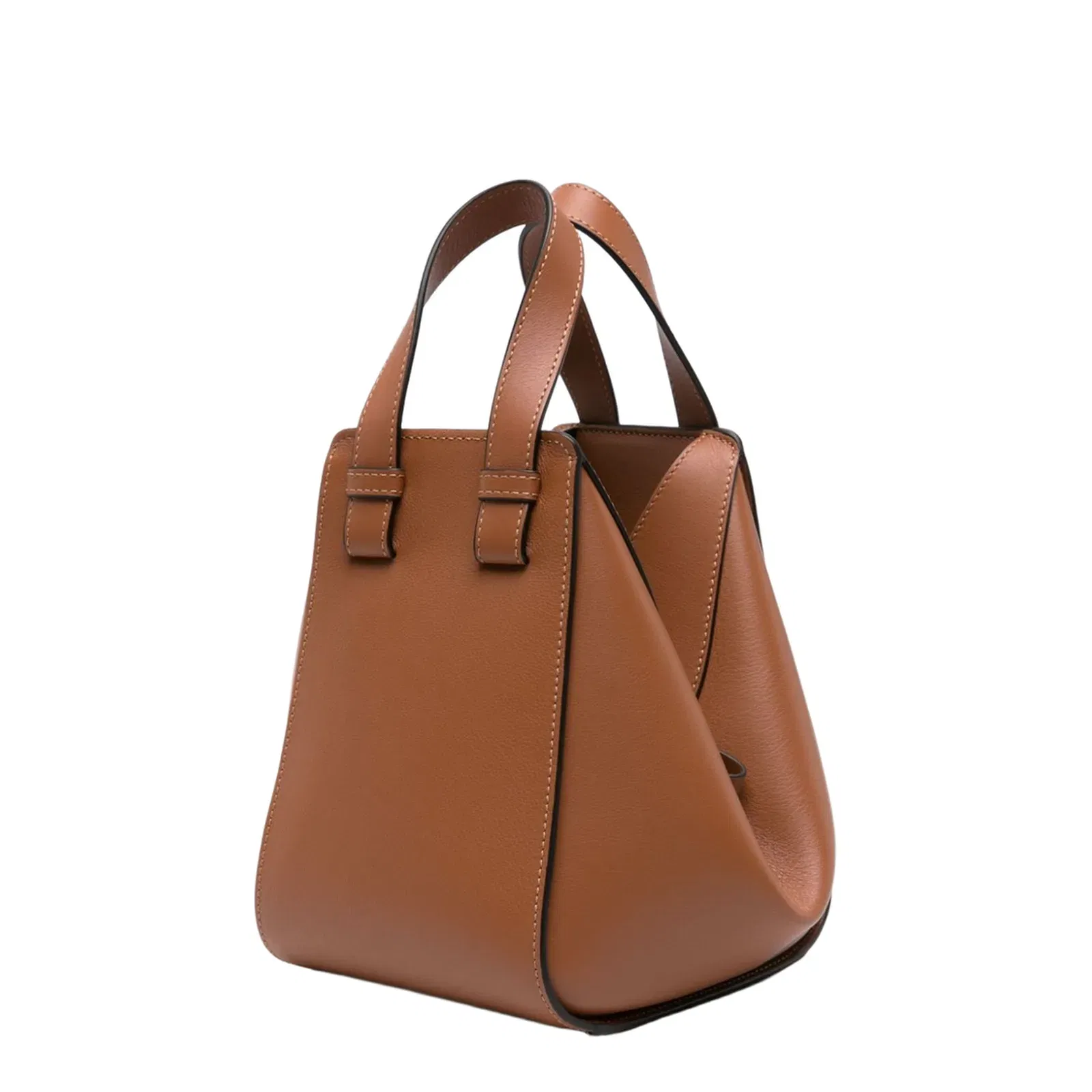 Hammock Calfskin Shoulder Bag - Brown