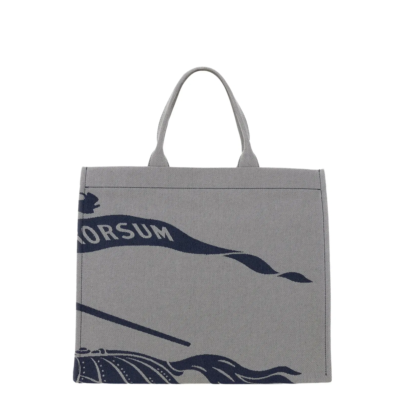 Grey Equestrian Knight Tote Bag