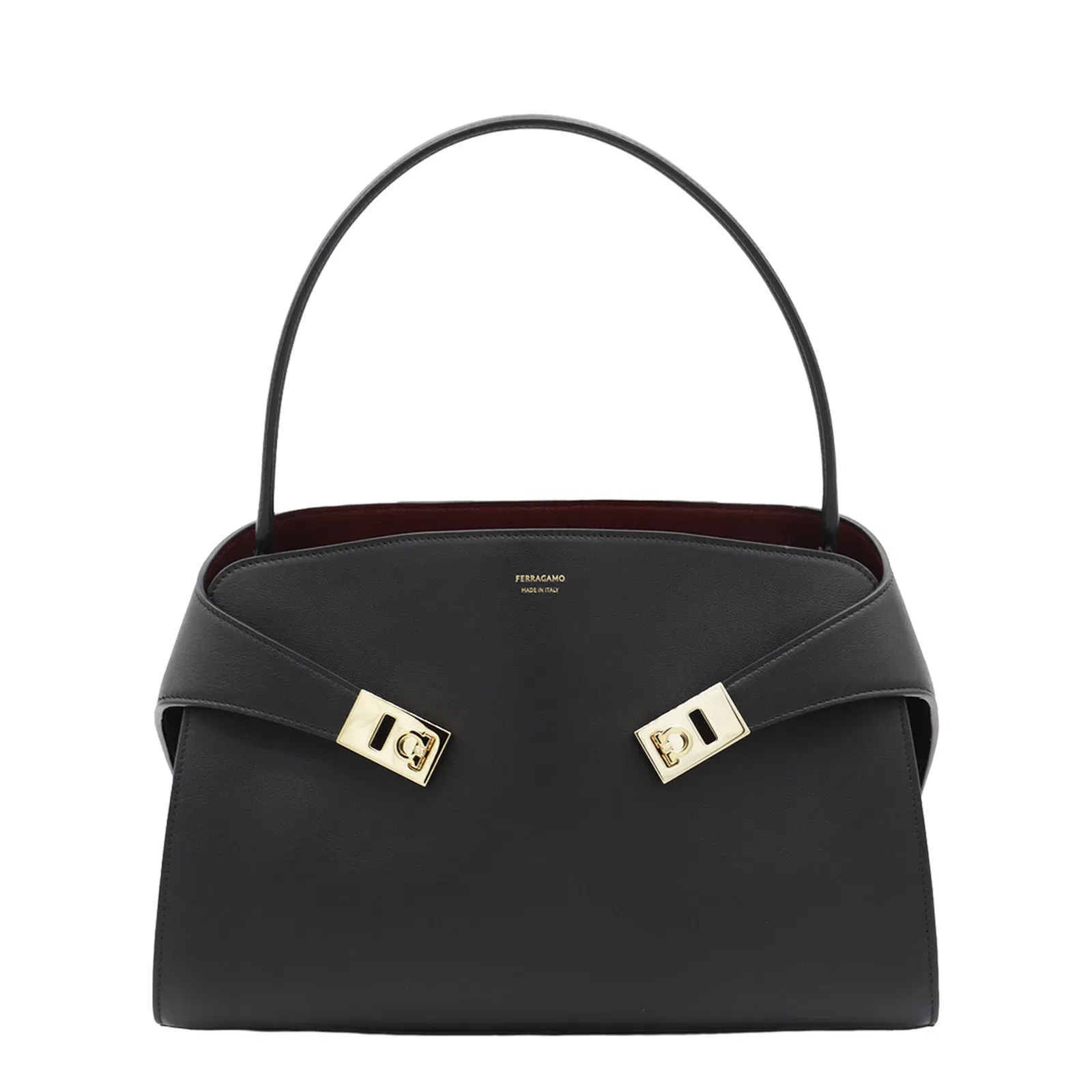 Hug soft two-tone shoulder bag (M)