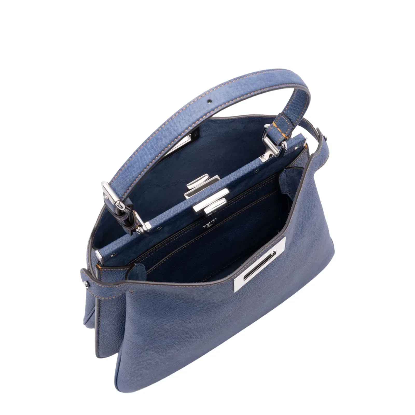 Peekaboo Soft Medium Cuoio Romano Leather Blue