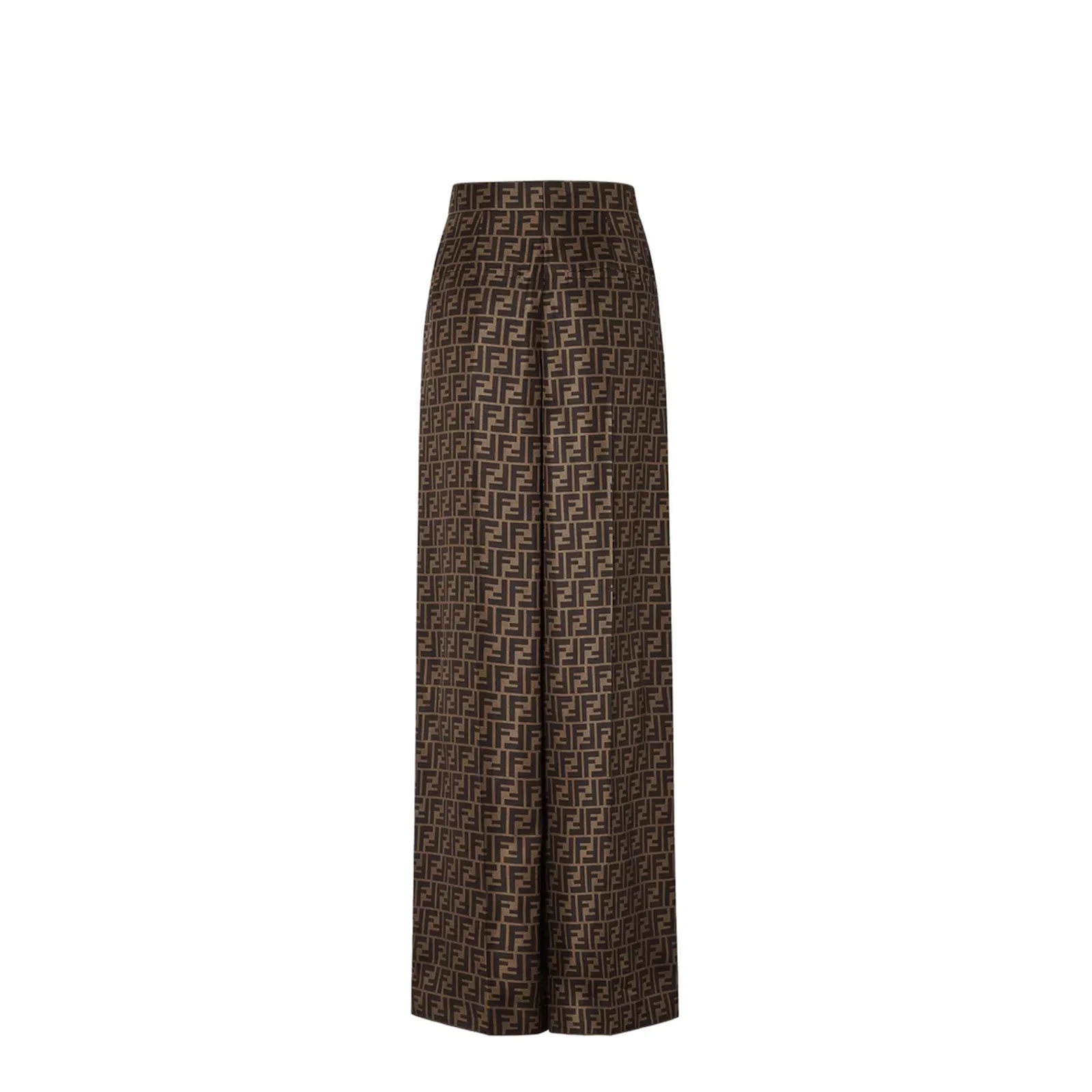 Trousers Silk Brown